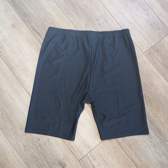 NWT Swimsuits For All Chlorine Resistant High Waist Swim Bike Shorts 22 Black - Picture 7 of 8